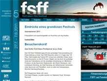 Tablet Screenshot of filmfestival.breitwand.com